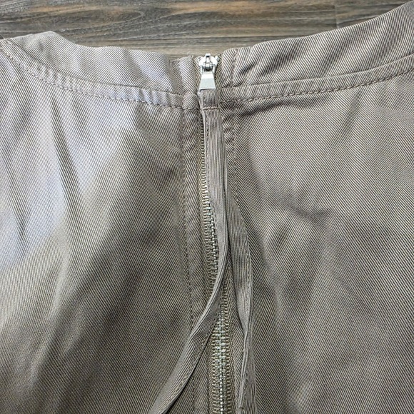 Callia Women's Utility Romper Khaki Drawstring Waist‎ Sleeveless Size M - Picture 5 of 7